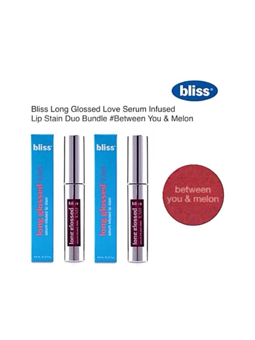 2 Bliss Long Glossed Love Serum Infused Lip Stains